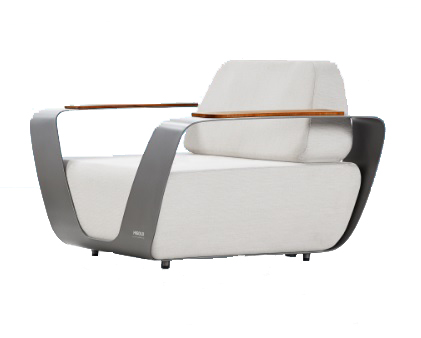 onda lounge chair – argento product image