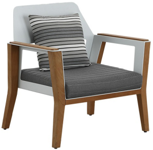 sheldon lounge chair – bianco