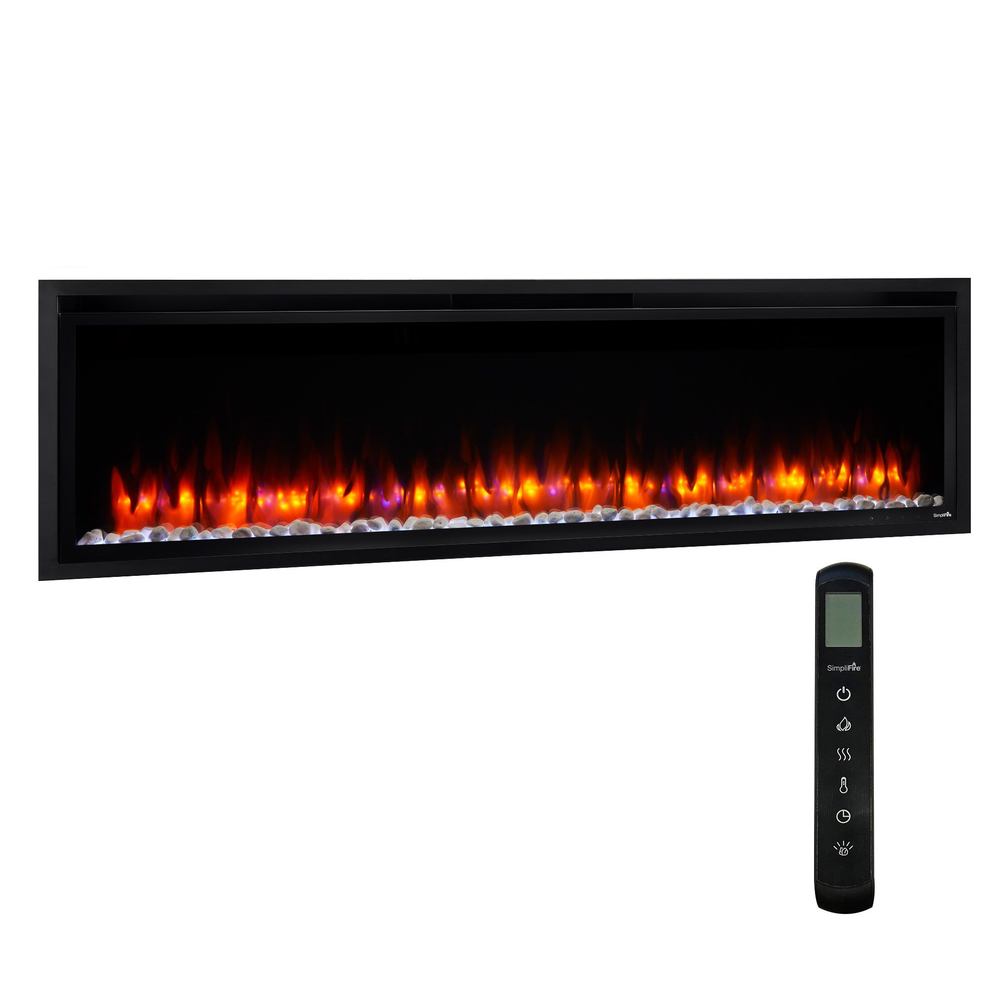 60 inch allusion platinum electric fireplace product image