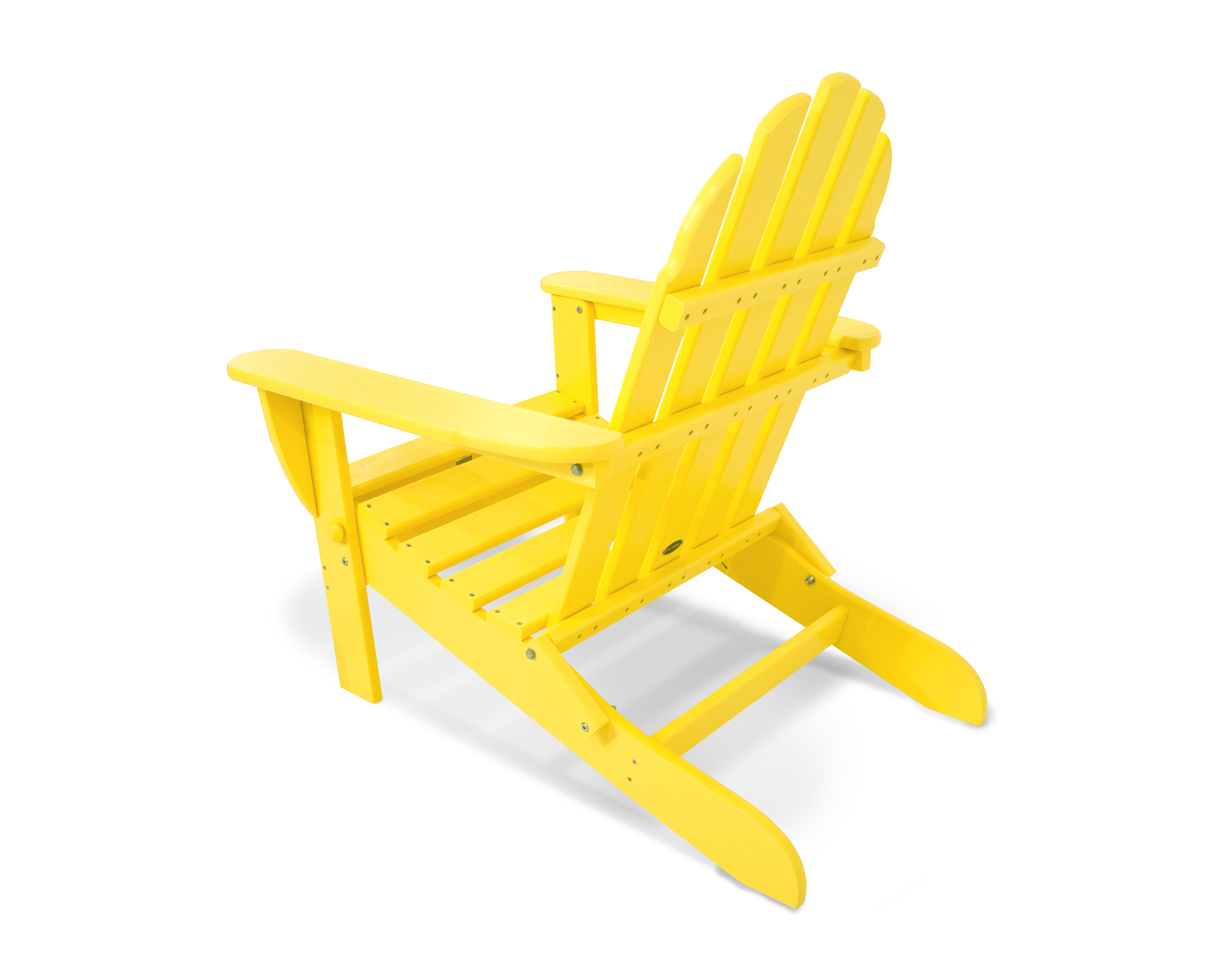 classic folding adirondack chair in lemon thumbnail image