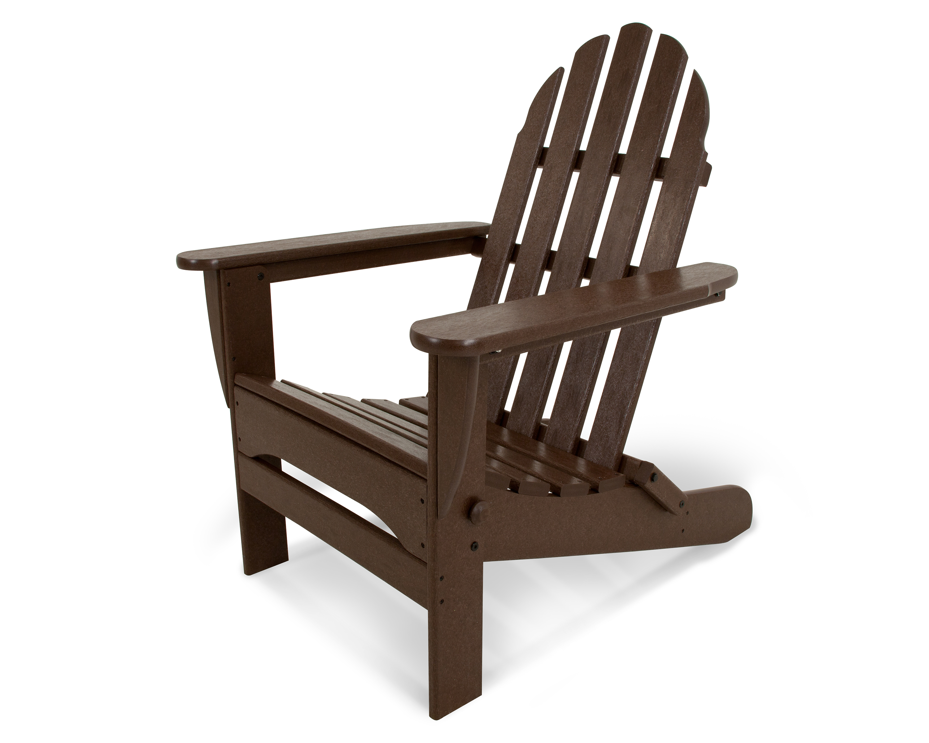 classic folding adirondack chair in mahogany thumbnail image