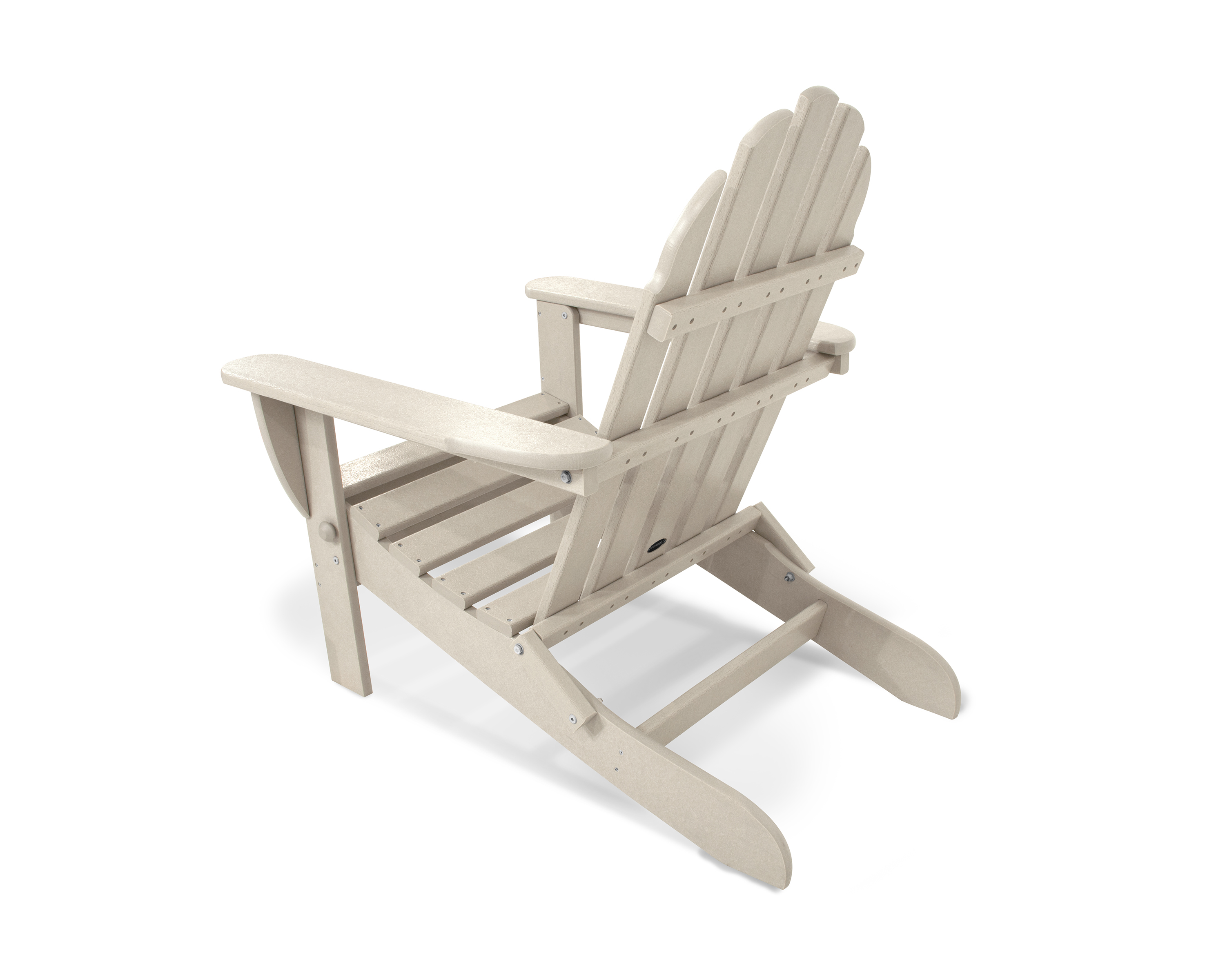 classic folding adirondack chair in sand thumbnail image