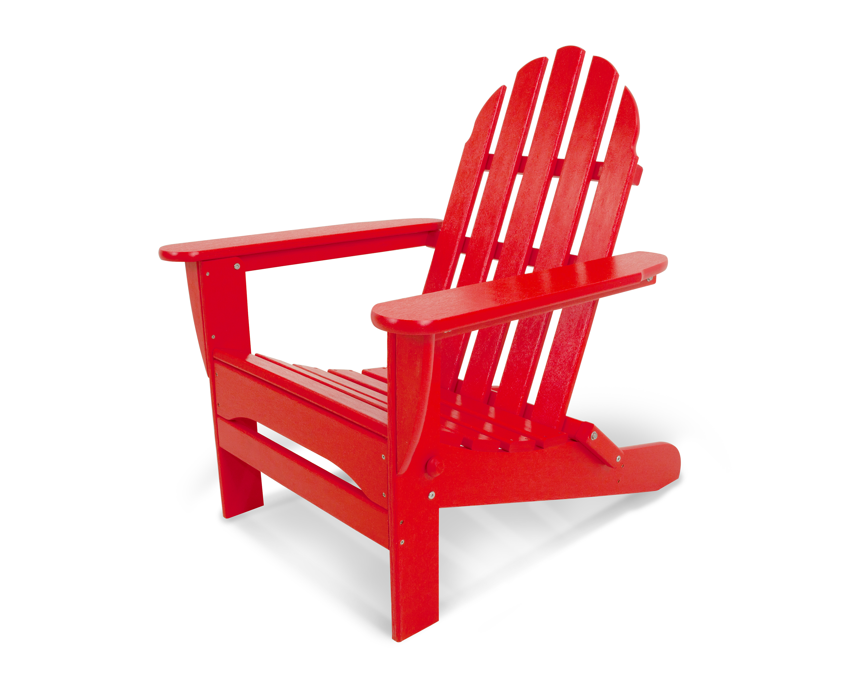 classic folding adirondack chair in sunset red thumbnail image