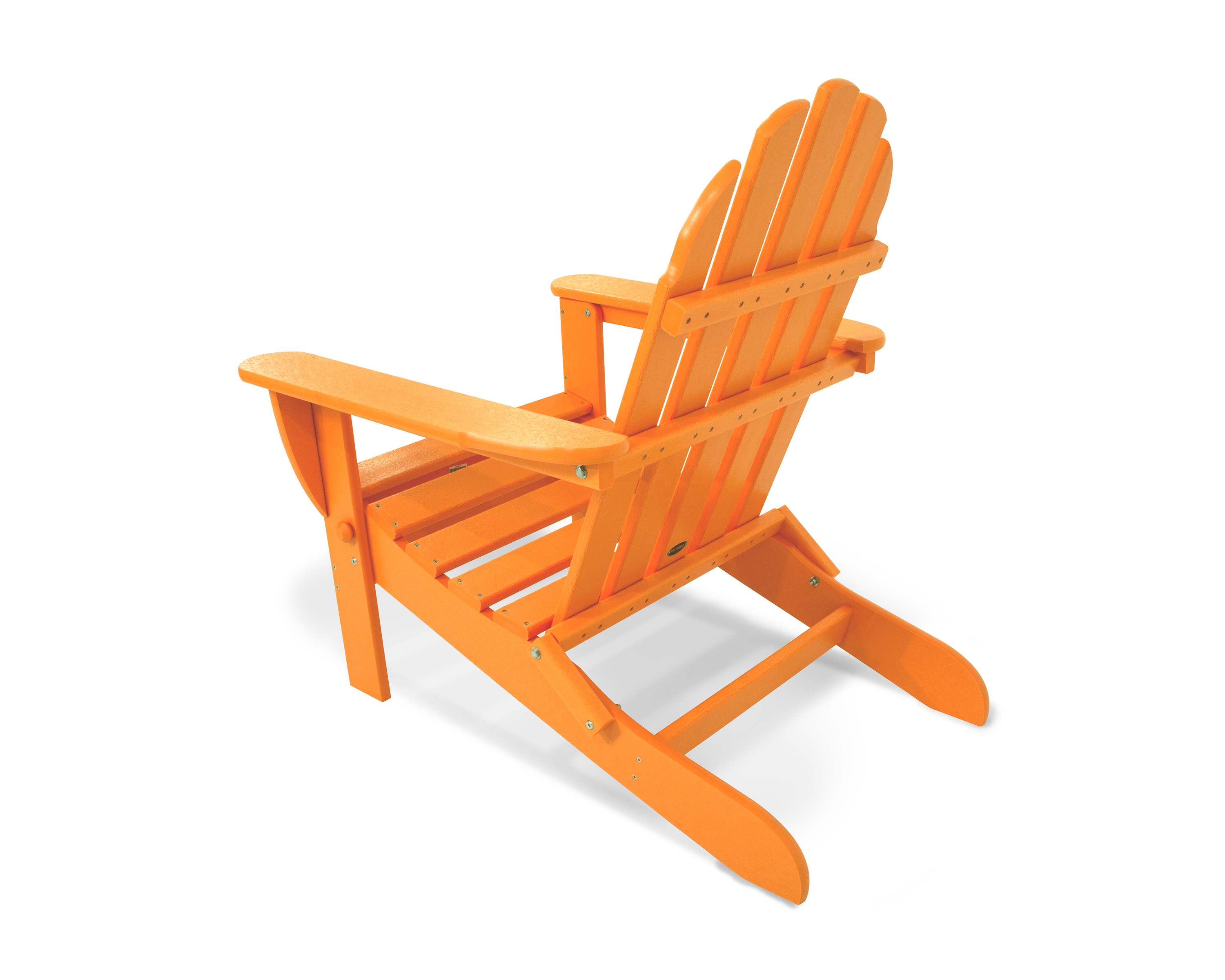 classic folding adirondack chair in tangerine thumbnail image
