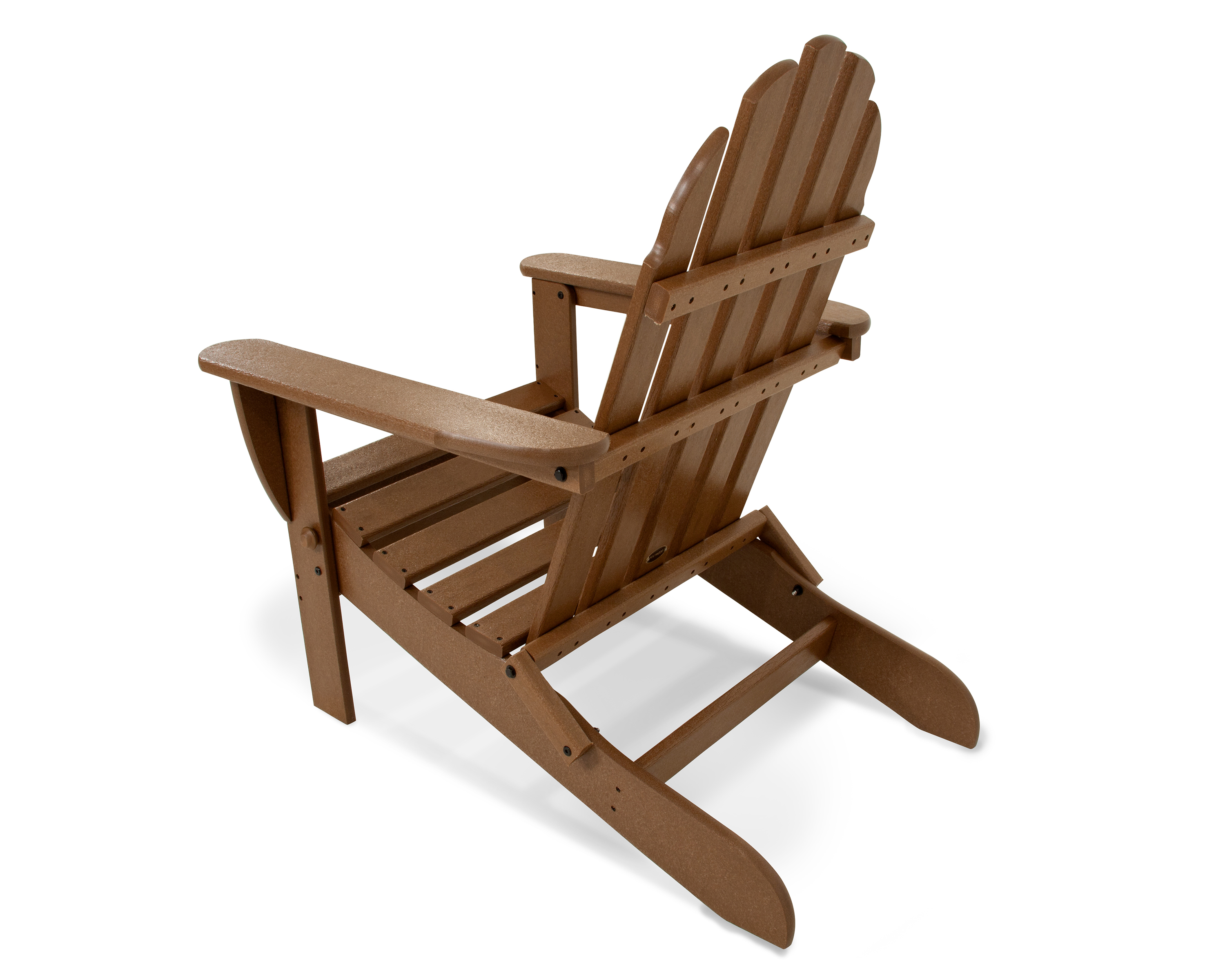 classic folding adirondack chair in teak thumbnail image