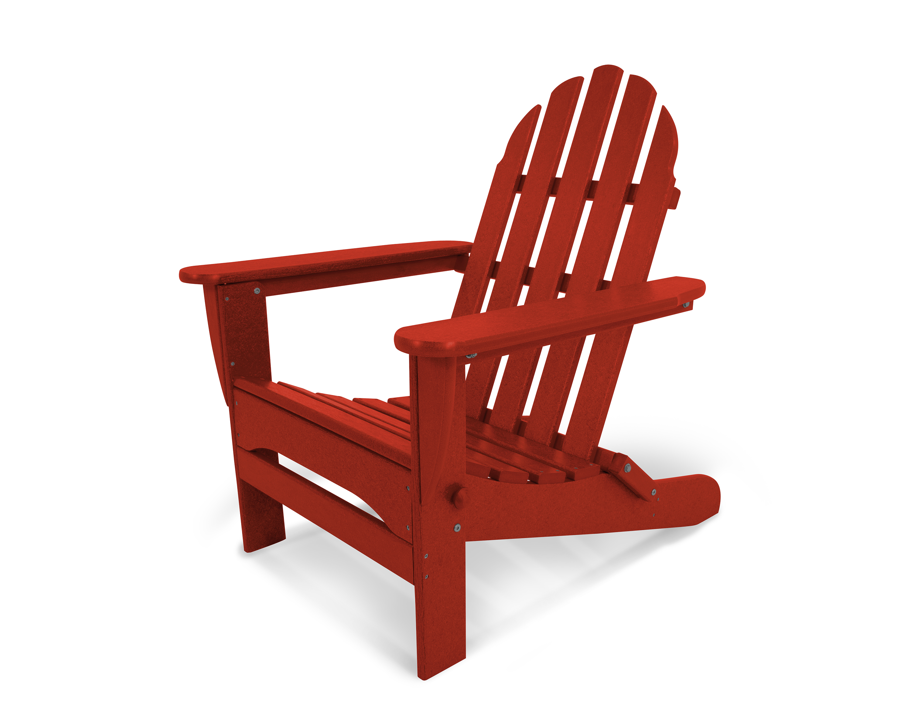 classic folding adirondack chair in crimson red thumbnail image