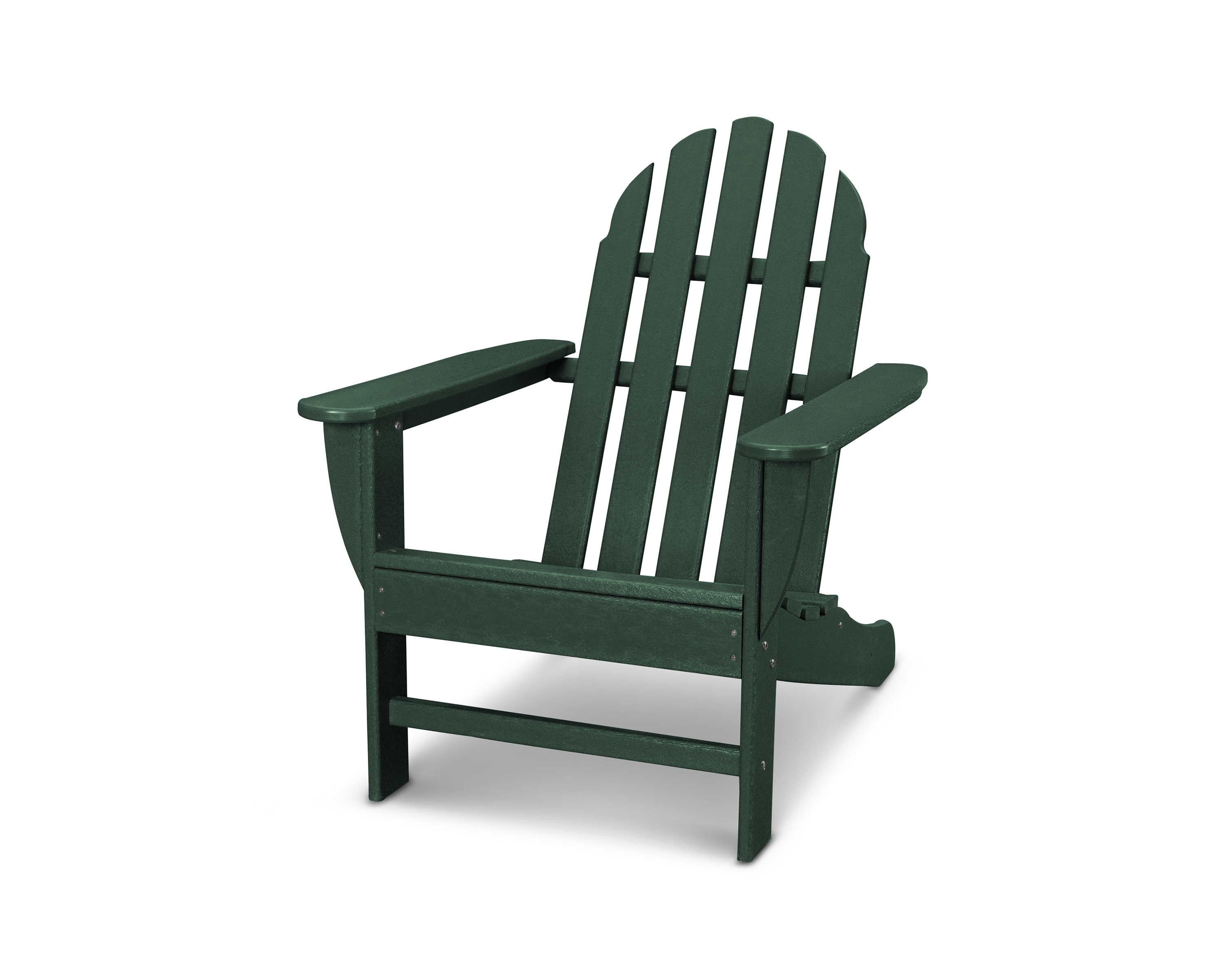 classic adirondack chair in green product image
