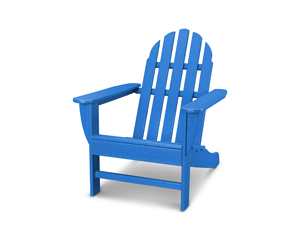 classic adirondack chair in pacific blue