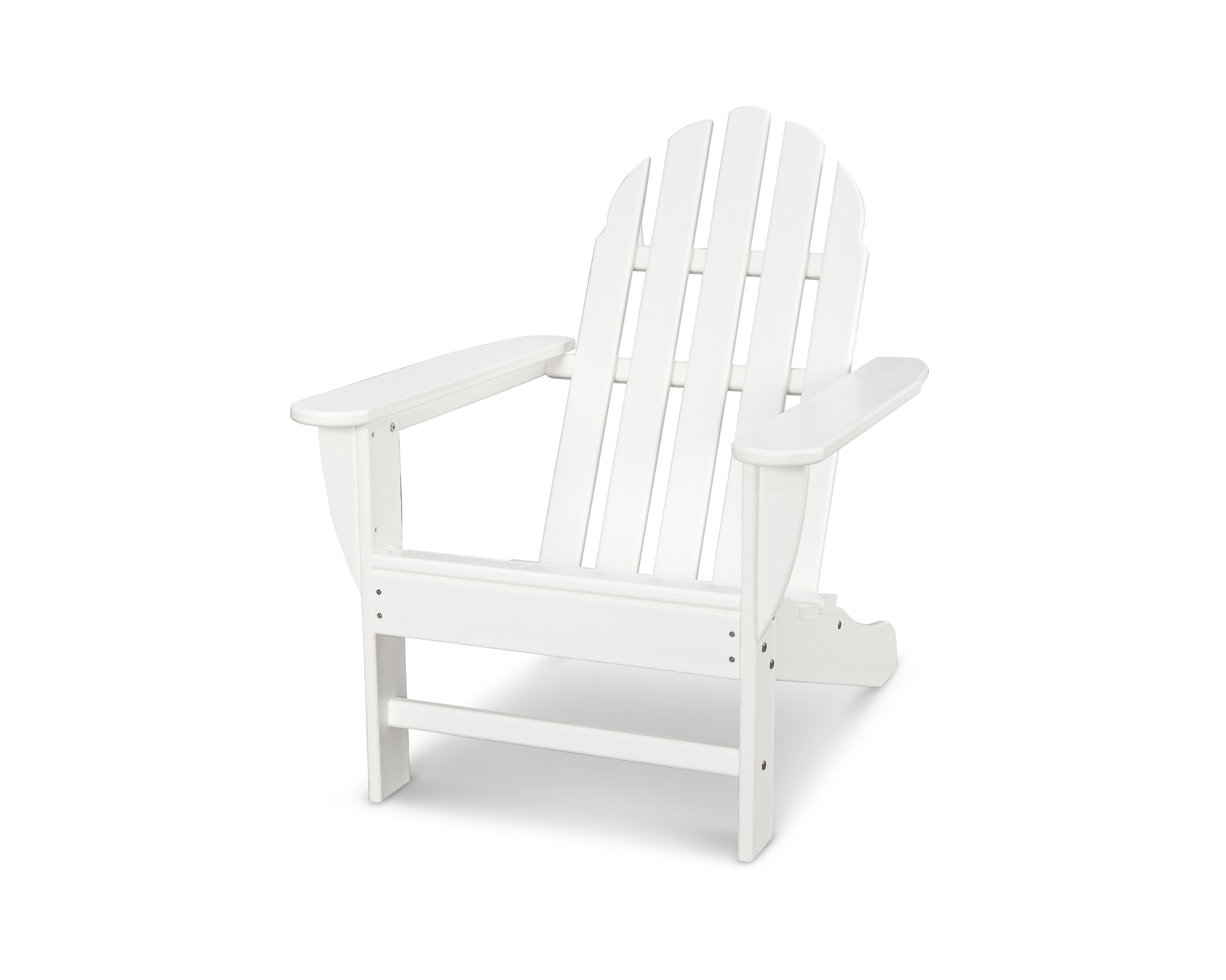 classic adirondack chair in white product image