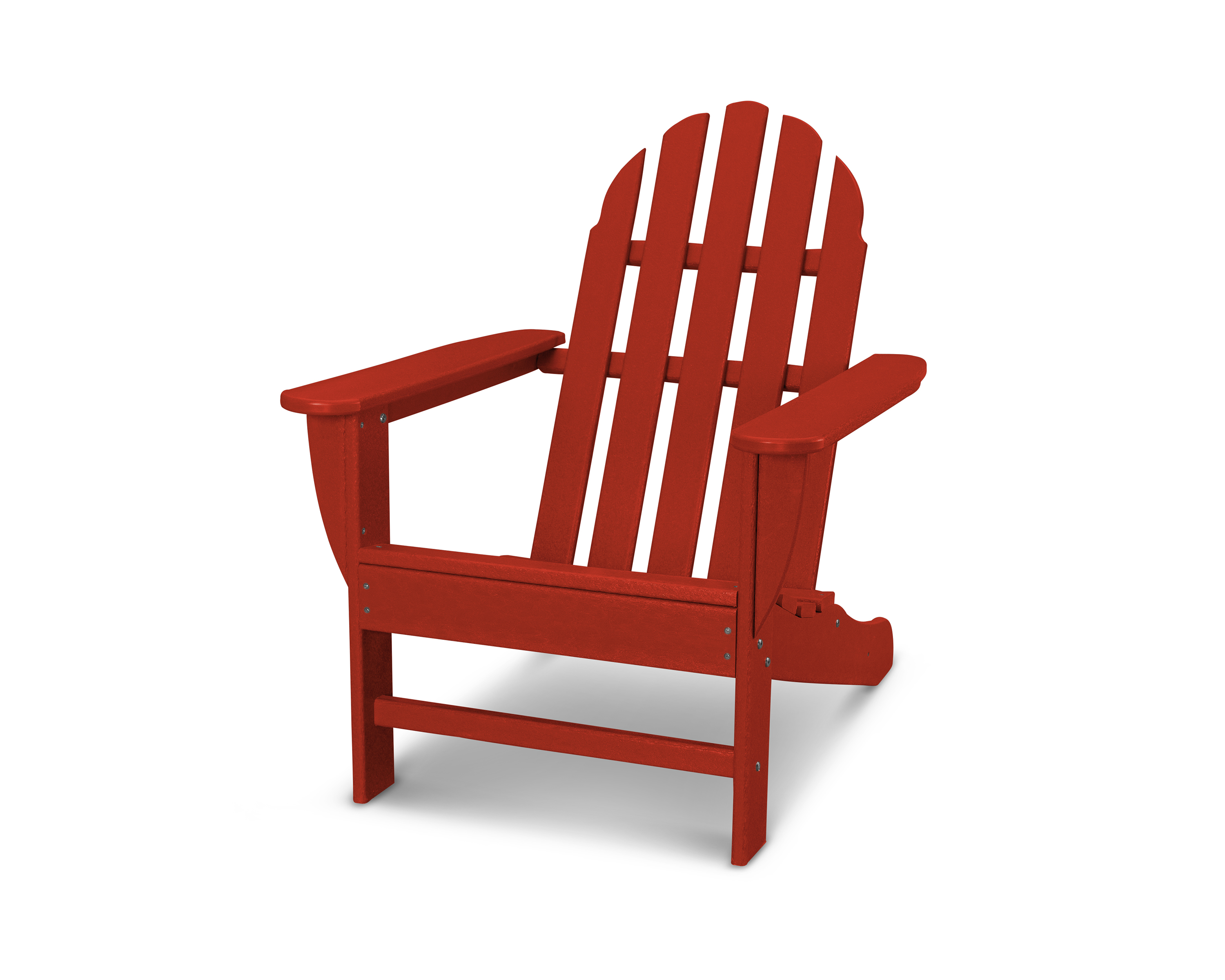 classic adirondack chair in crimson red product image
