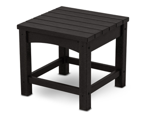 club 18 inch end table in black