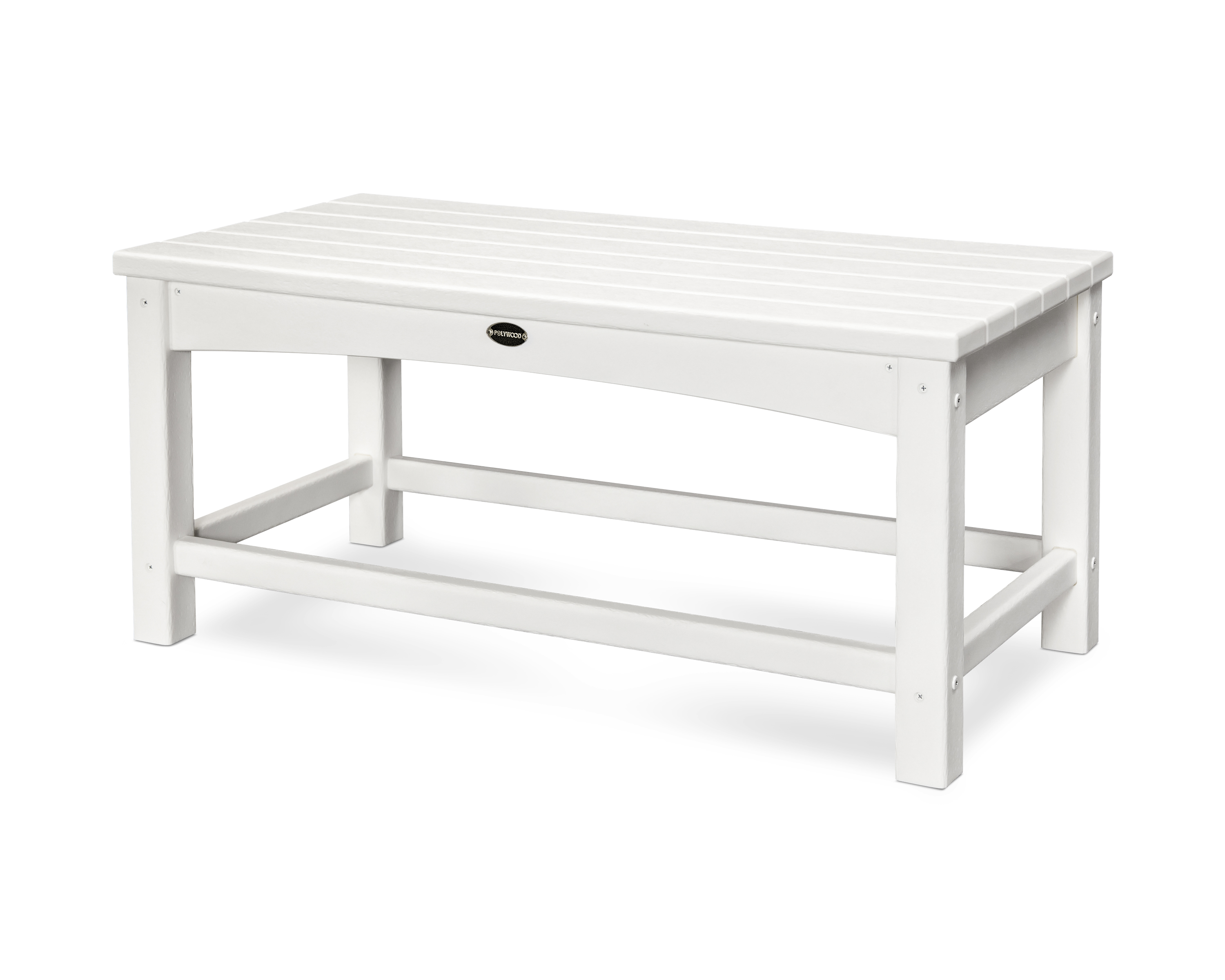 club coffee table in white product image