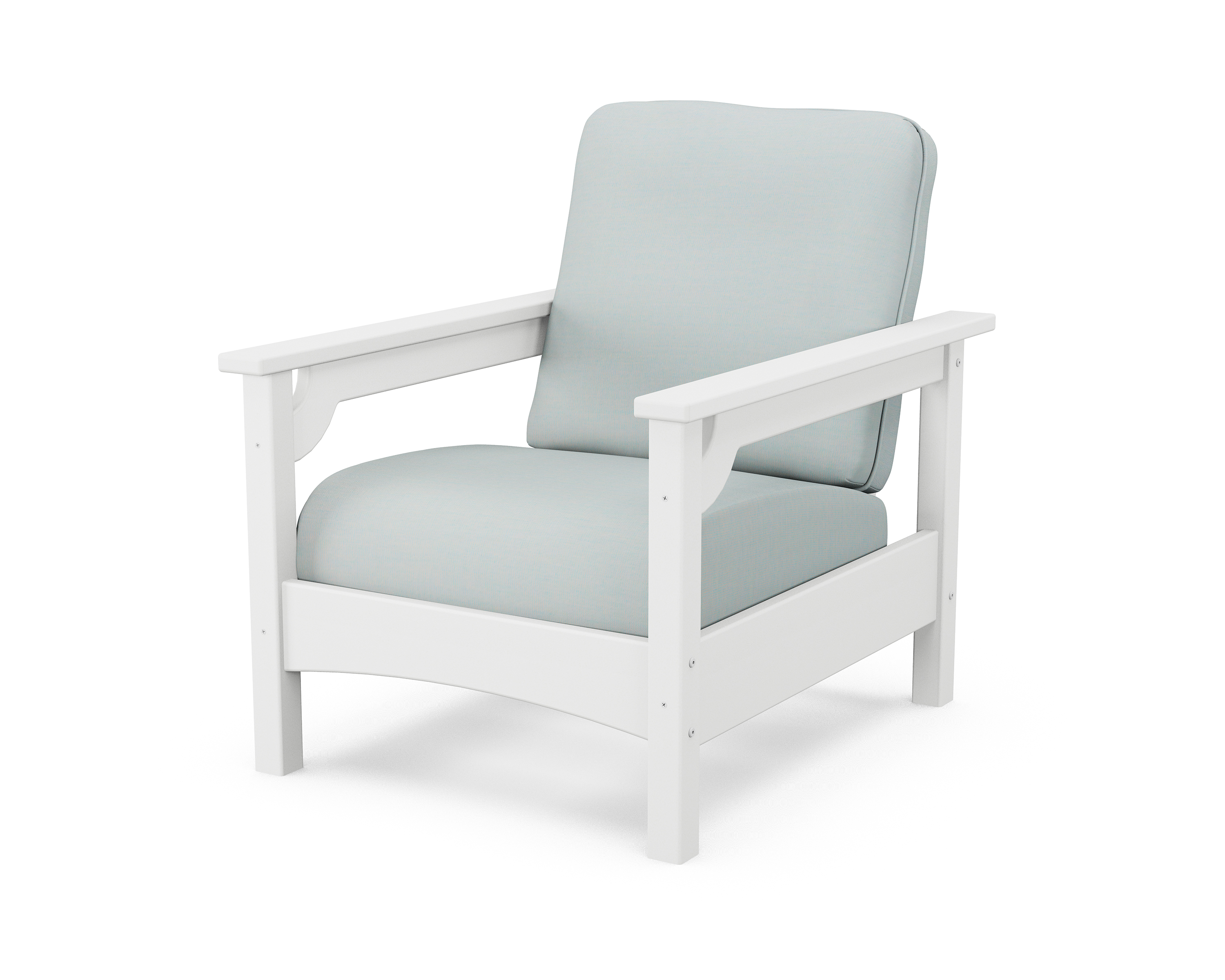 club chair in white / spa thumbnail image