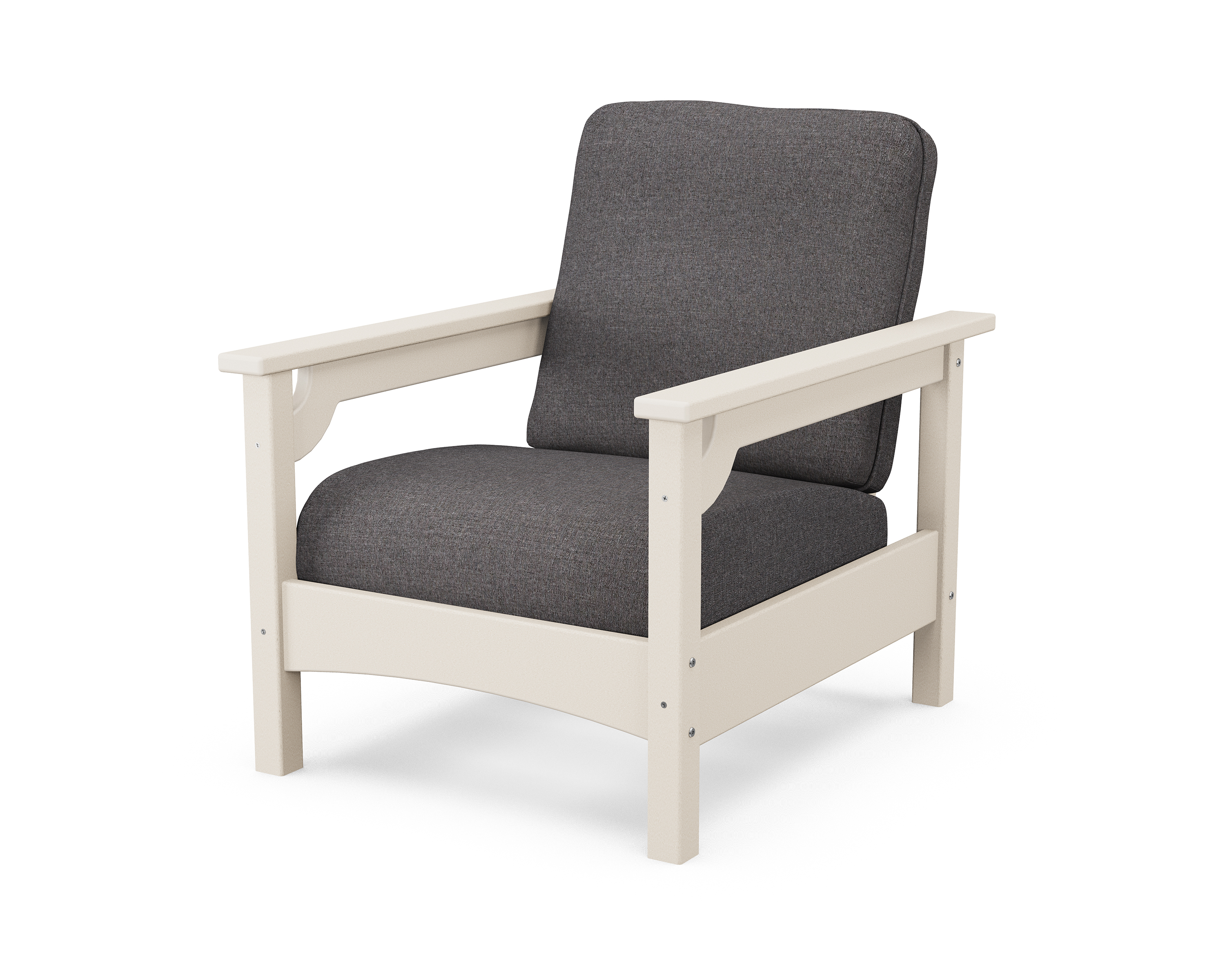 club chair in sand / ash charcoal product image