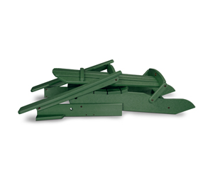 palm coast folding adirondack in green thumbnail