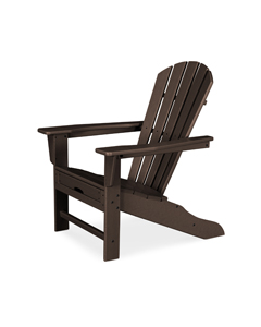 palm coast ultimate adirondack with hideaway ottoman in mahogany