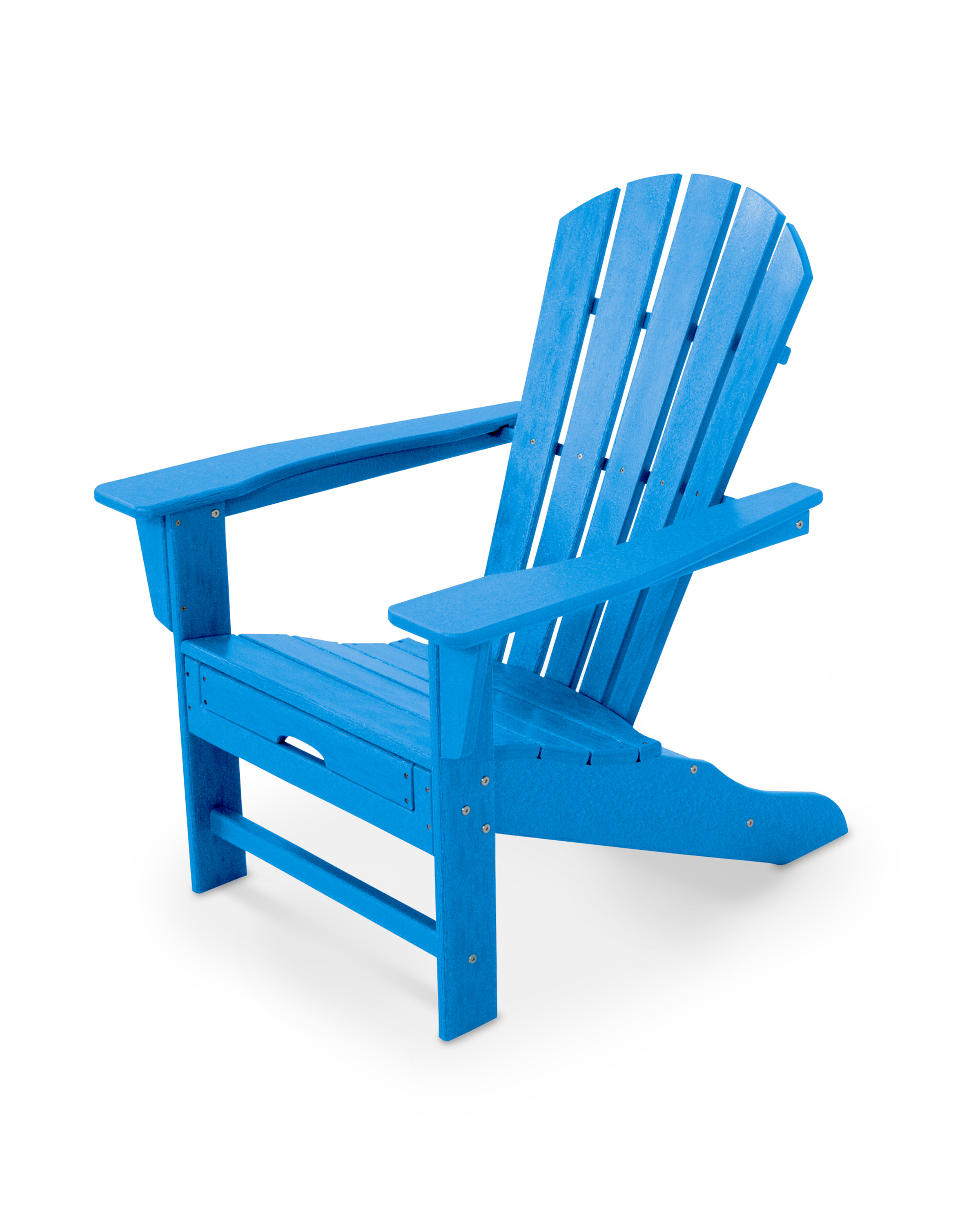 palm coast ultimate adirondack with hideaway ottoman in pacific blue thumbnail image