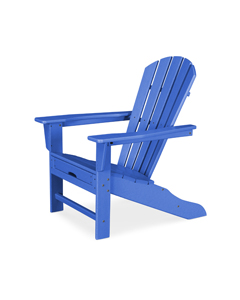 palm coast ultimate adirondack with hideaway ottoman in pacific blue