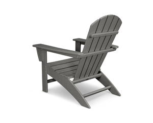 nautical adirondack chair in slate grey