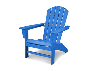 nautical adirondack chair in pacific blue