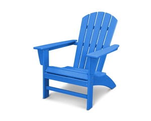 nautical adirondack chair in vintage pacific blue