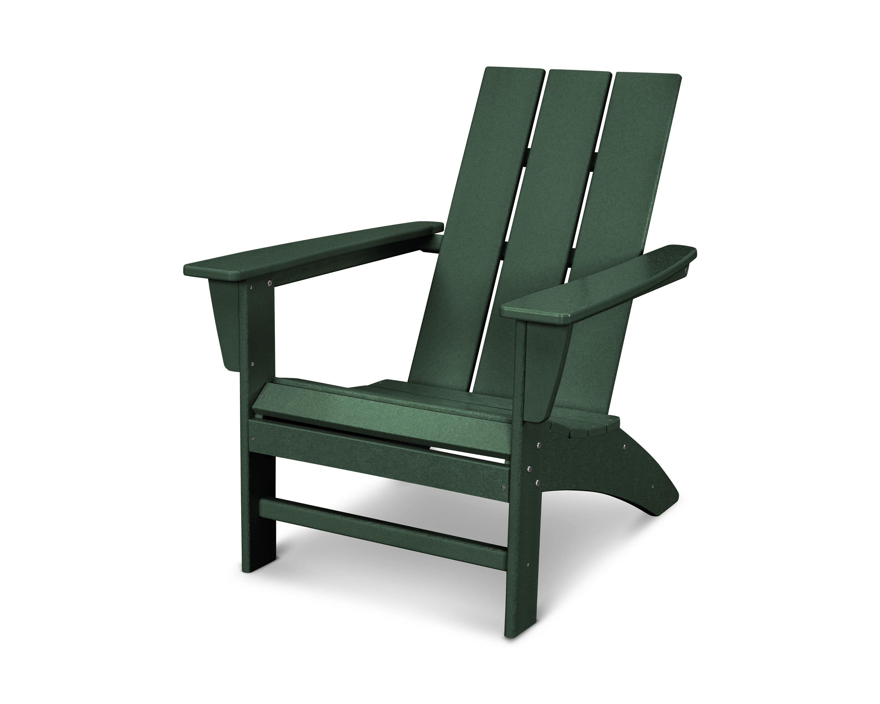 modern adirondack chair in green product image