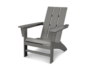 modern adirondack chair in slate grey thumbnail