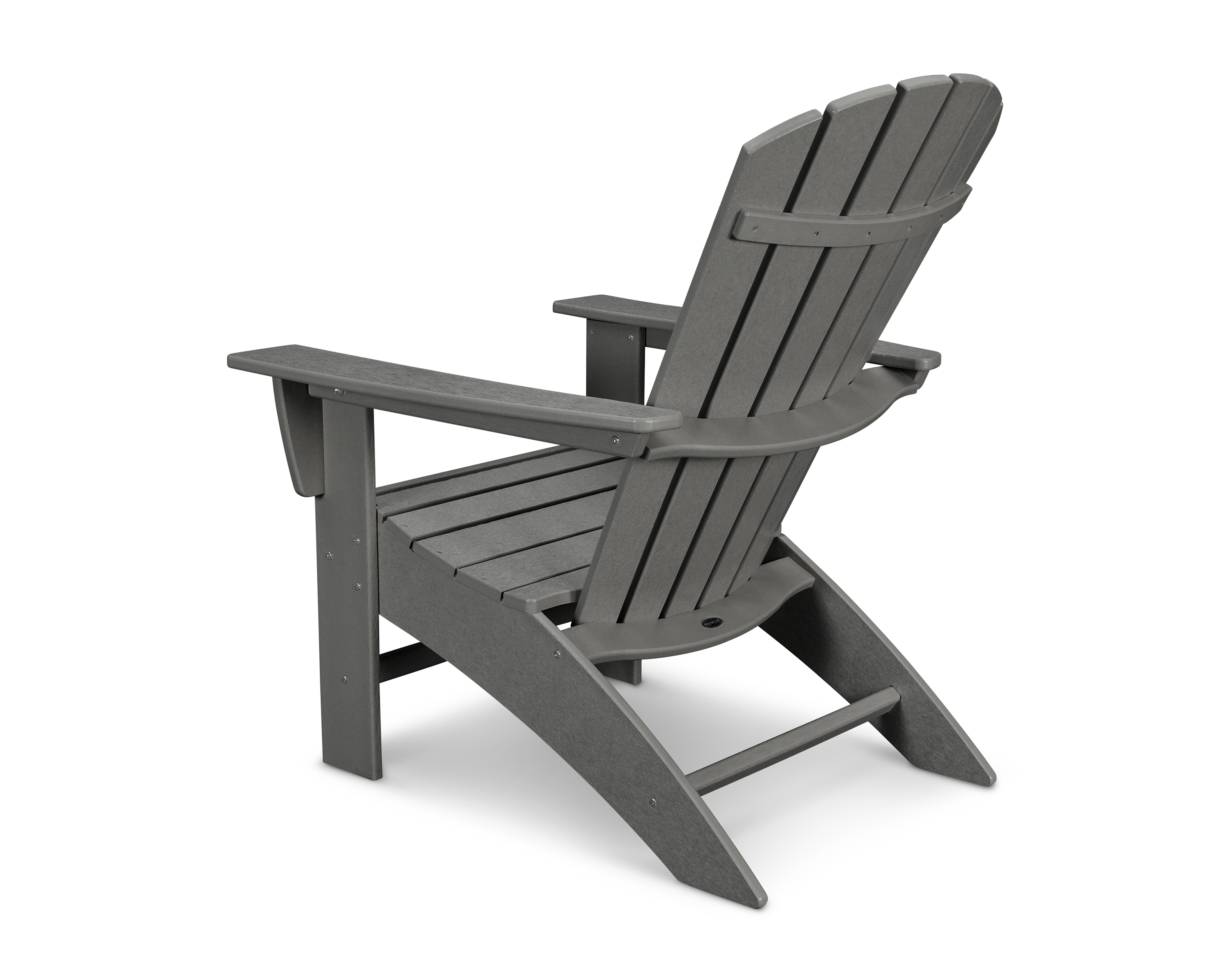 nautical curveback adirondack chair in slate grey product image