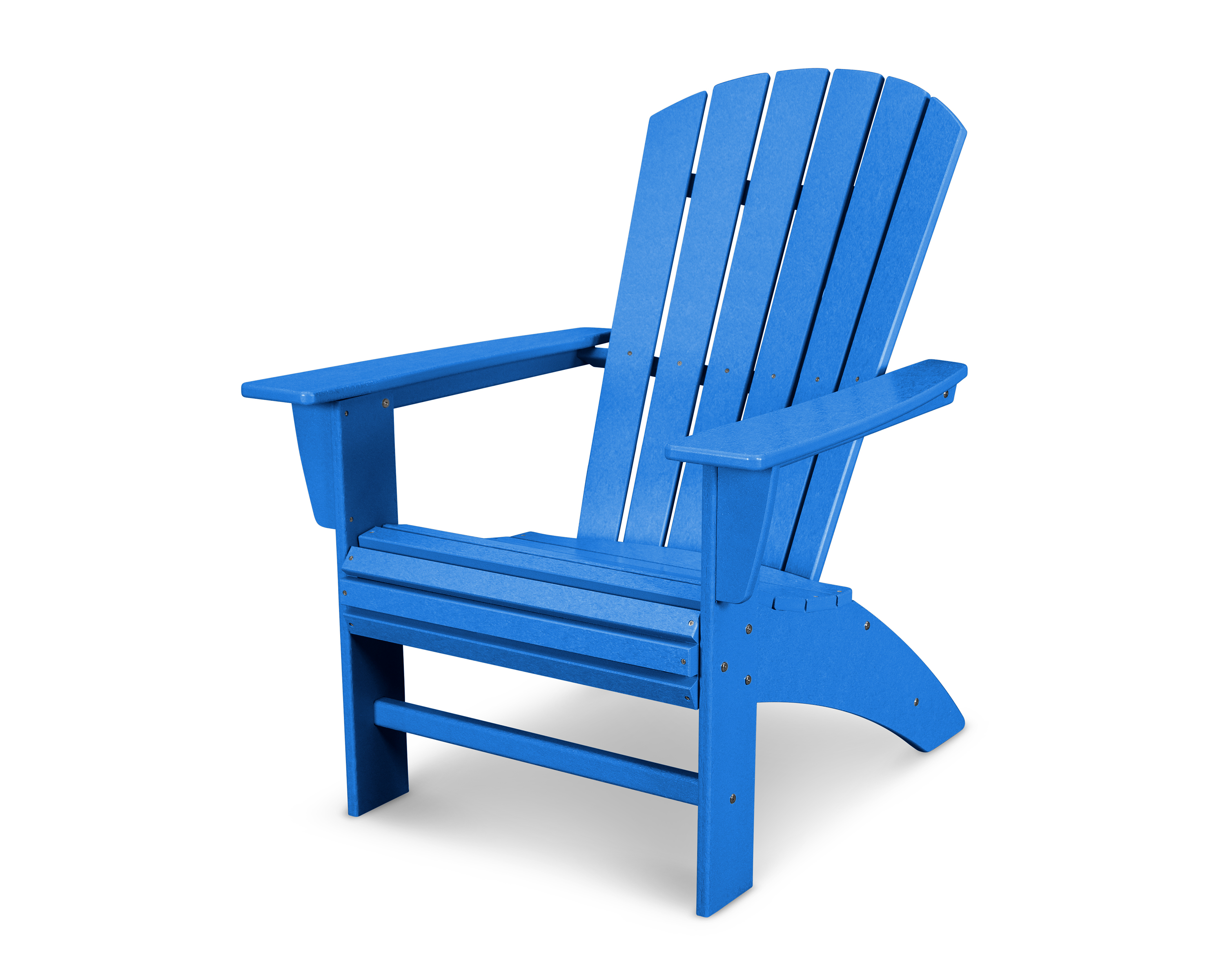 nautical curveback adirondack chair in pacific blue product image