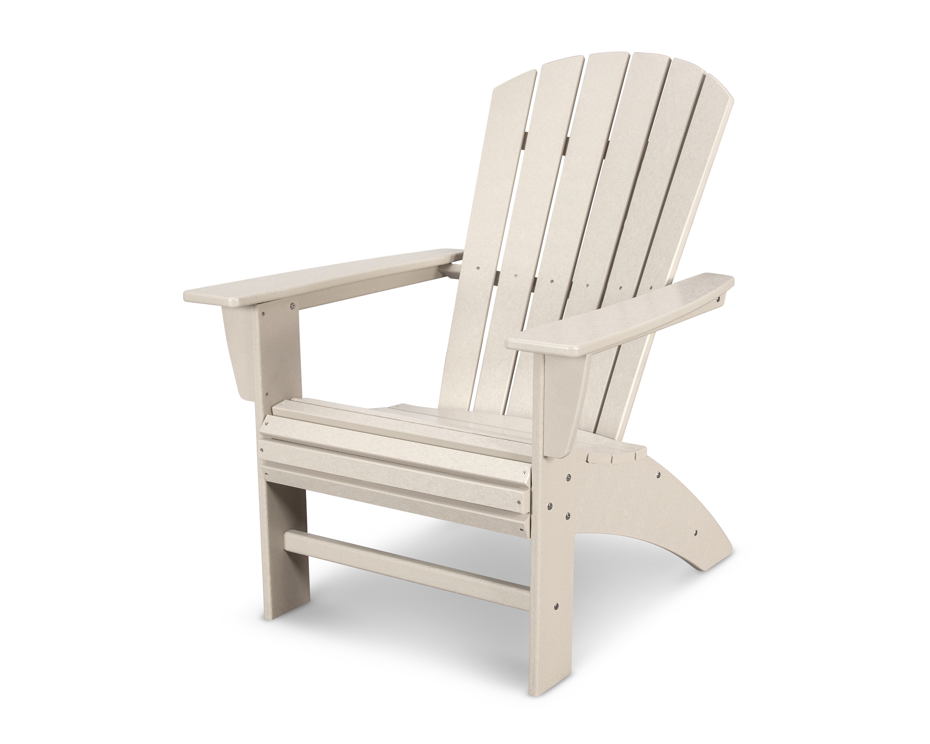 nautical curveback adirondack chair in sand product image