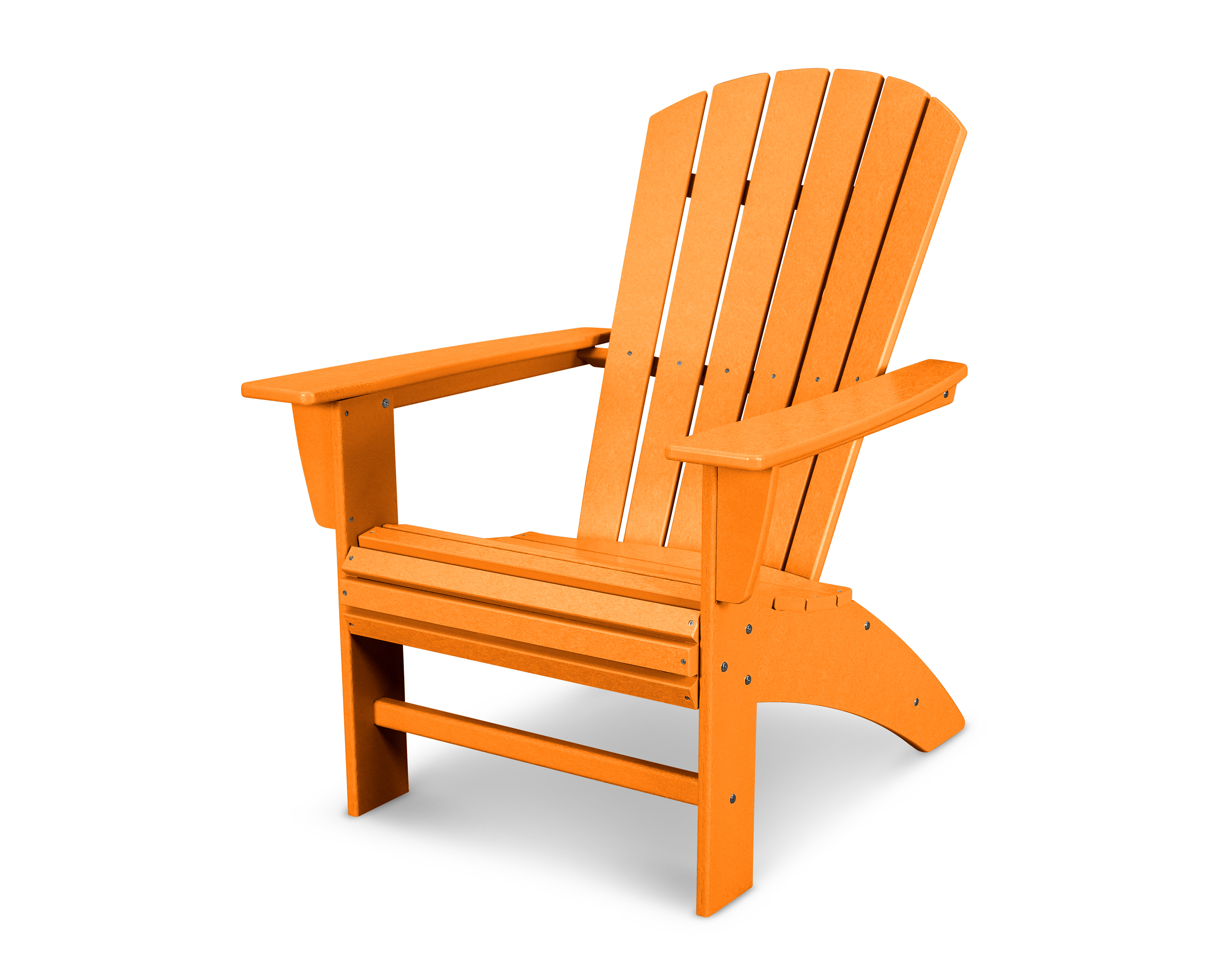 nautical curveback adirondack chair in tangerine product image