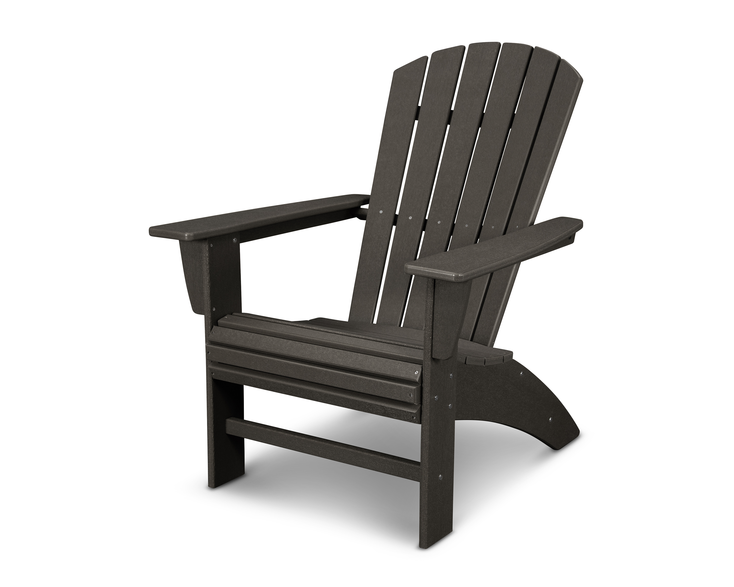 nautical curveback adirondack chair in vintage coffee product image