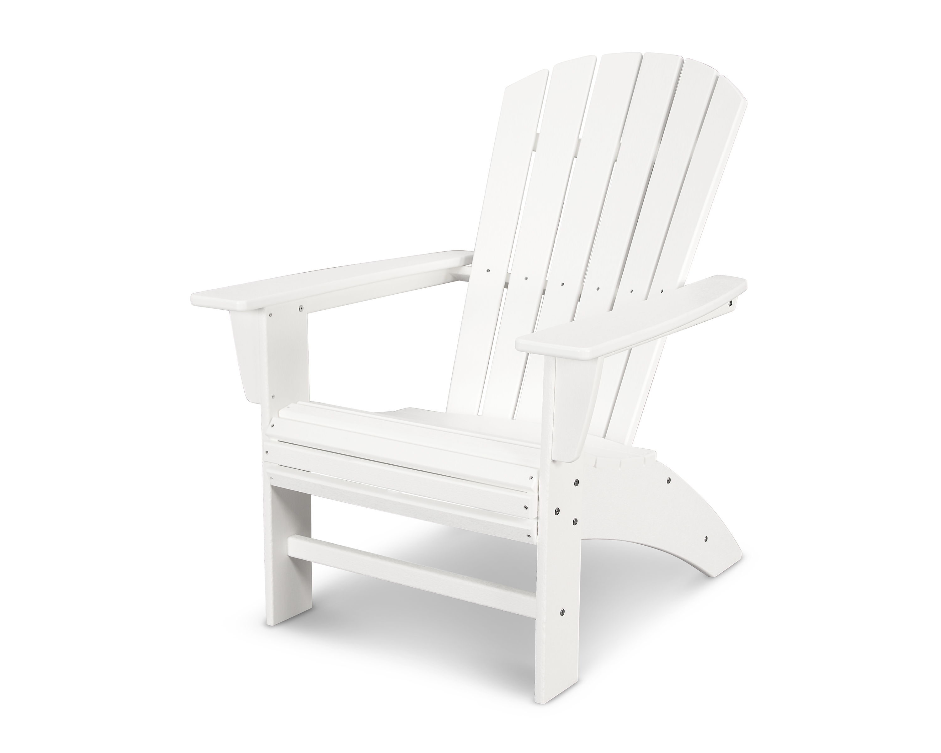 nautical curveback adirondack chair in white thumbnail image