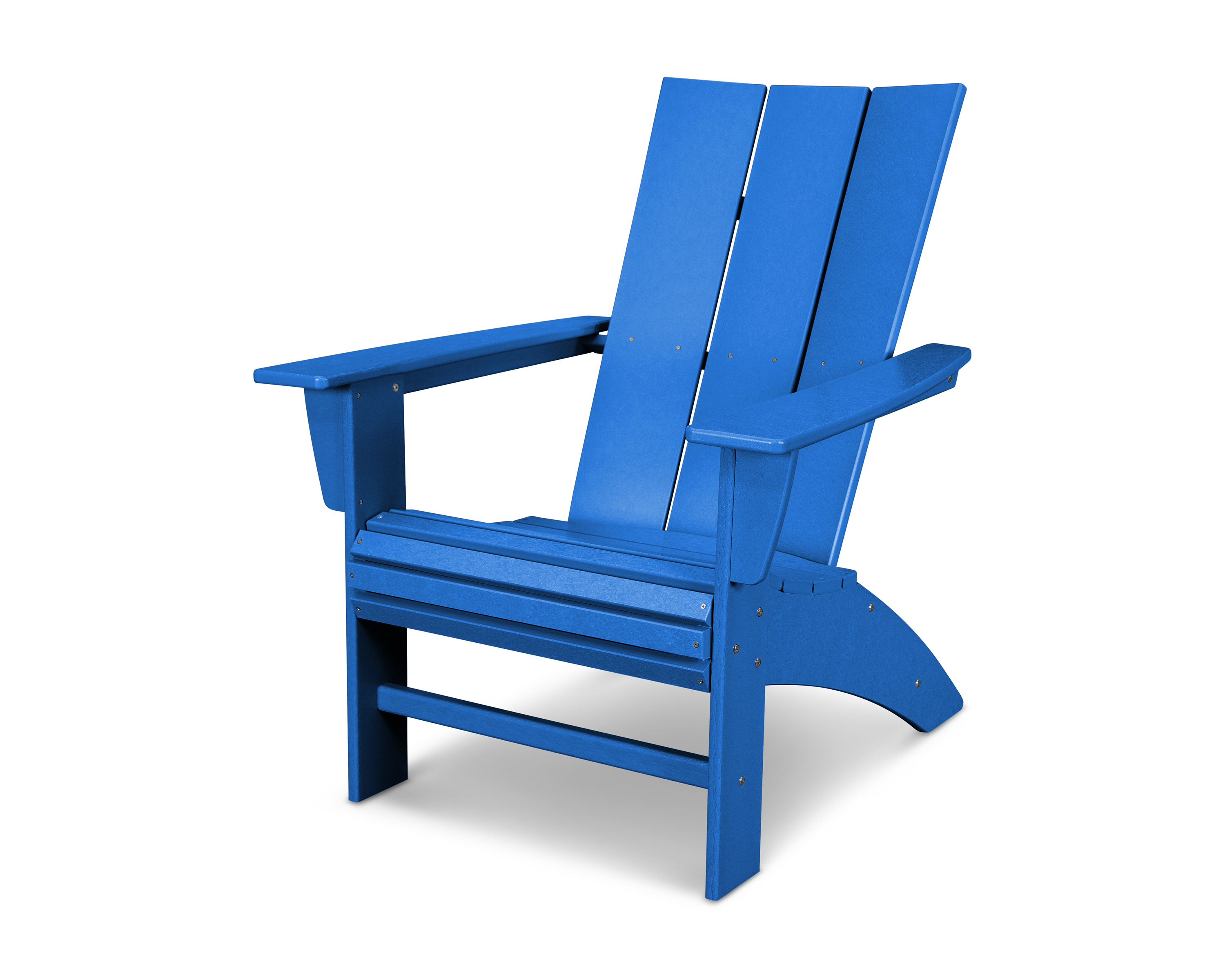 modern curveback adirondack chair in pacific blue product image