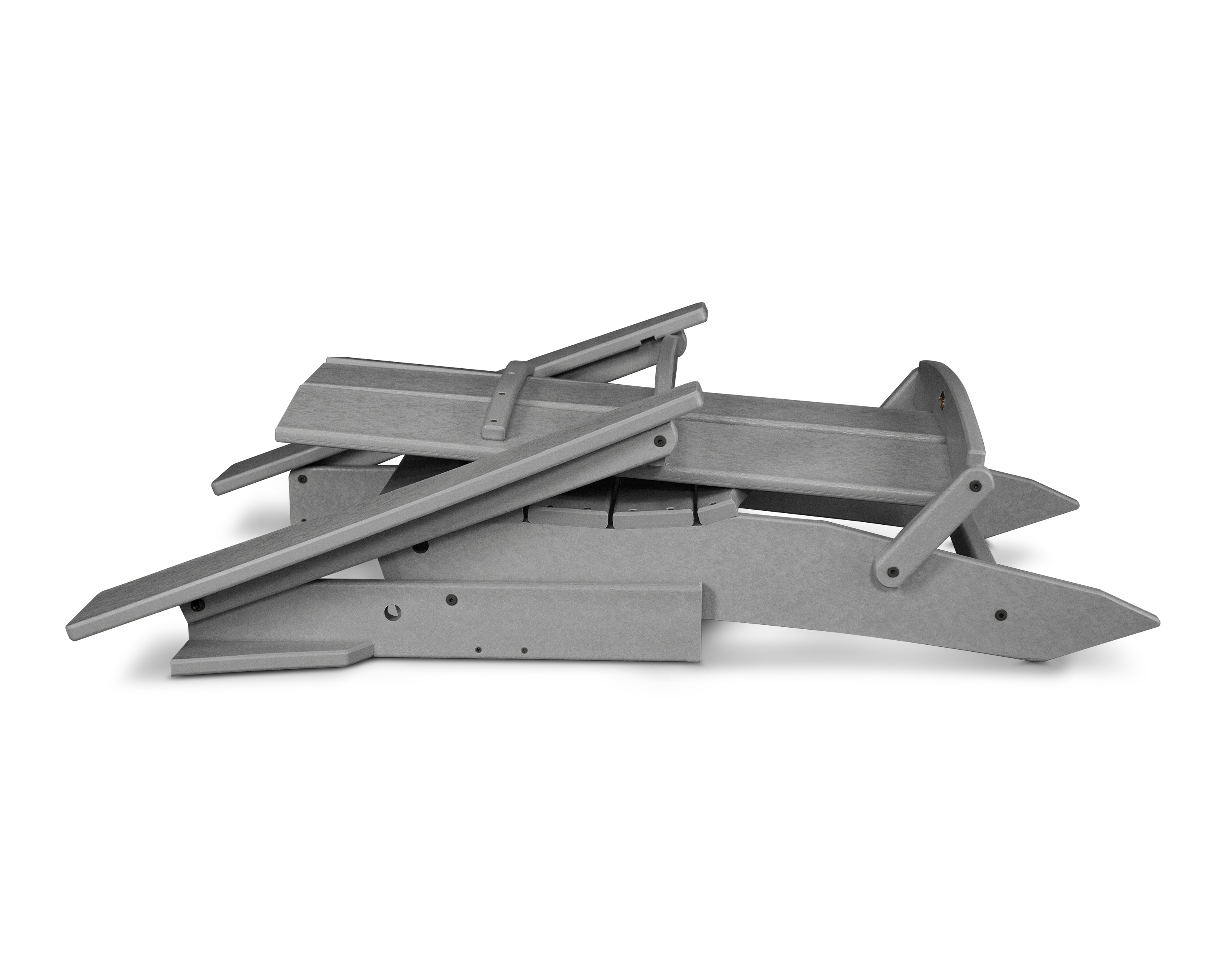 modern folding adirondack in slate grey thumbnail image
