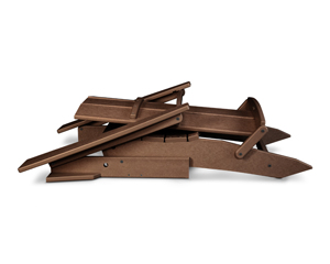 modern folding adirondack in mahogany thumbnail