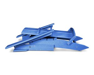 modern folding adirondack in pacific blue thumbnail