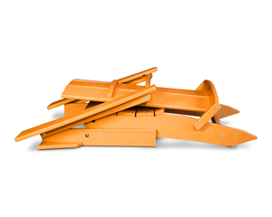 modern folding adirondack in tangerine thumbnail