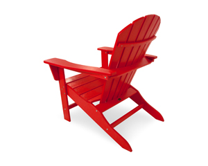 south beach adirondack in sunset red