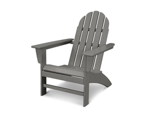 vineyard adirondack chair in slate grey