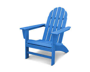 vineyard adirondack chair in vintage pacific blue