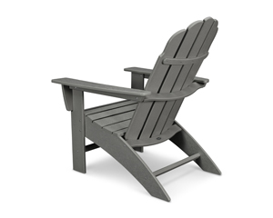 vineyard curveback adirondack chair in slate grey