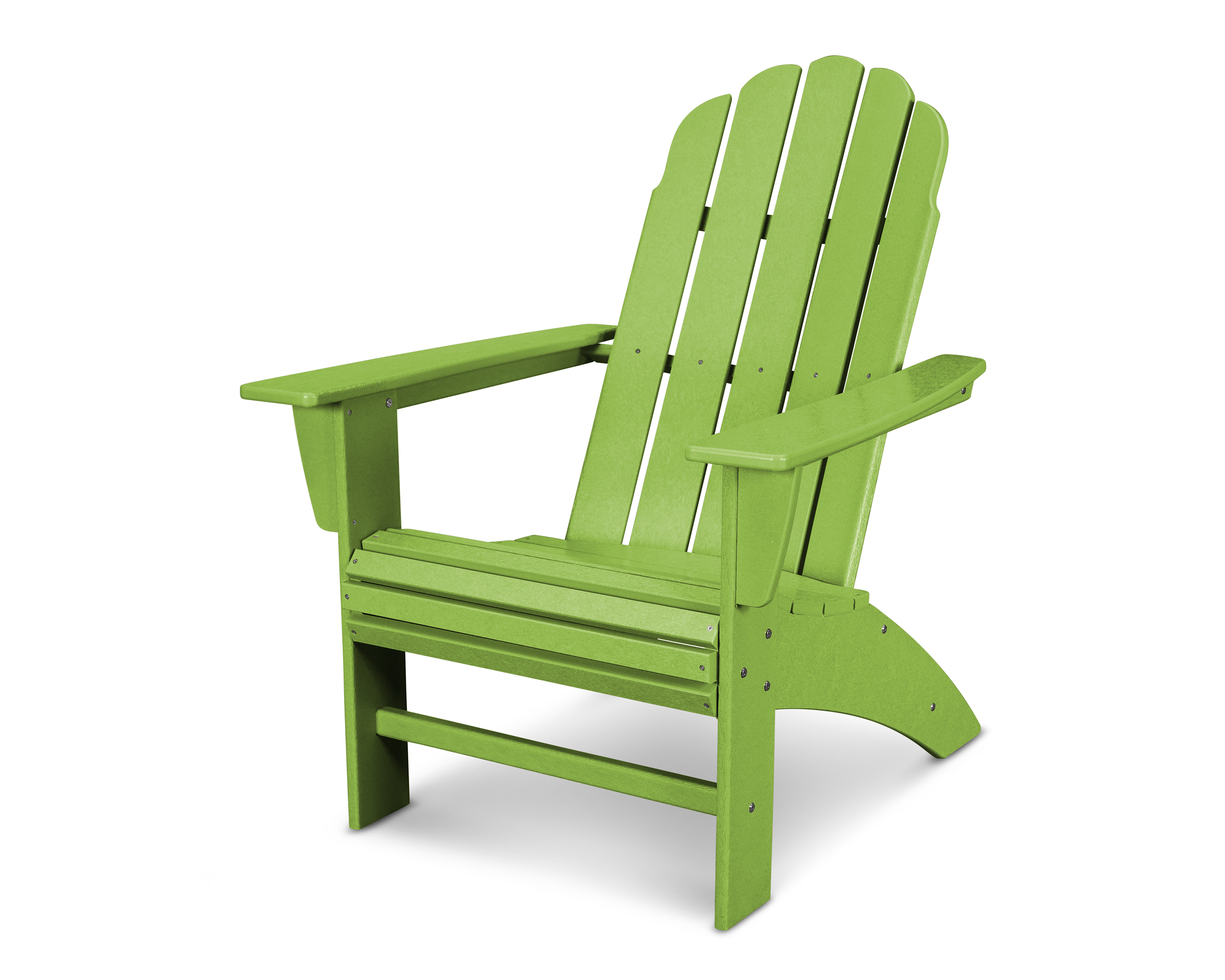 vineyard curveback adirondack chair in lime product image