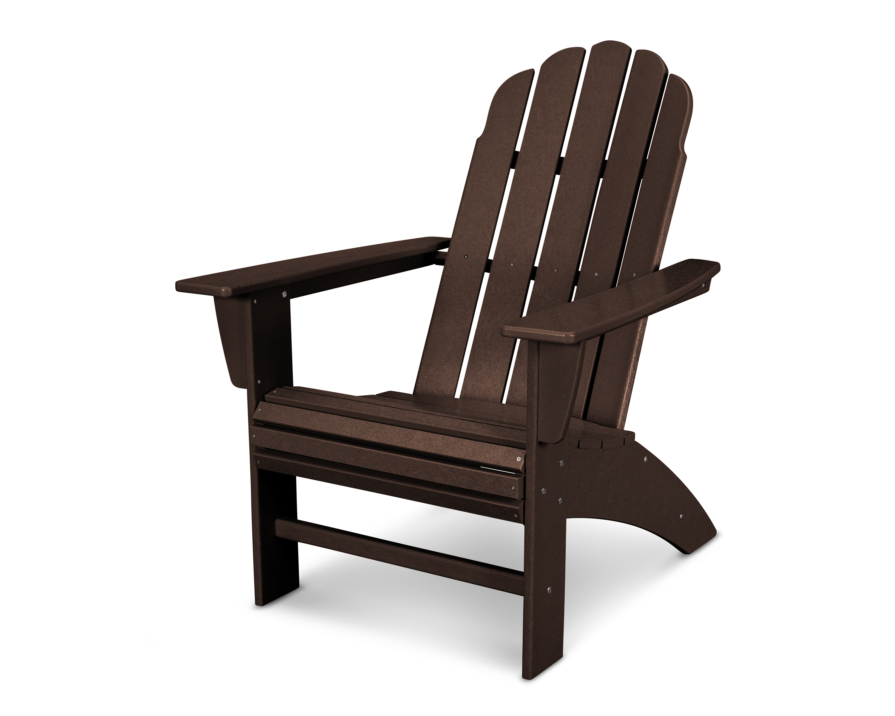 vineyard curveback adirondack chair in mahogany product image