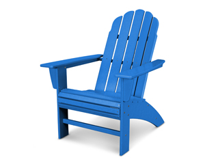 vineyard curveback adirondack chair in pacific blue