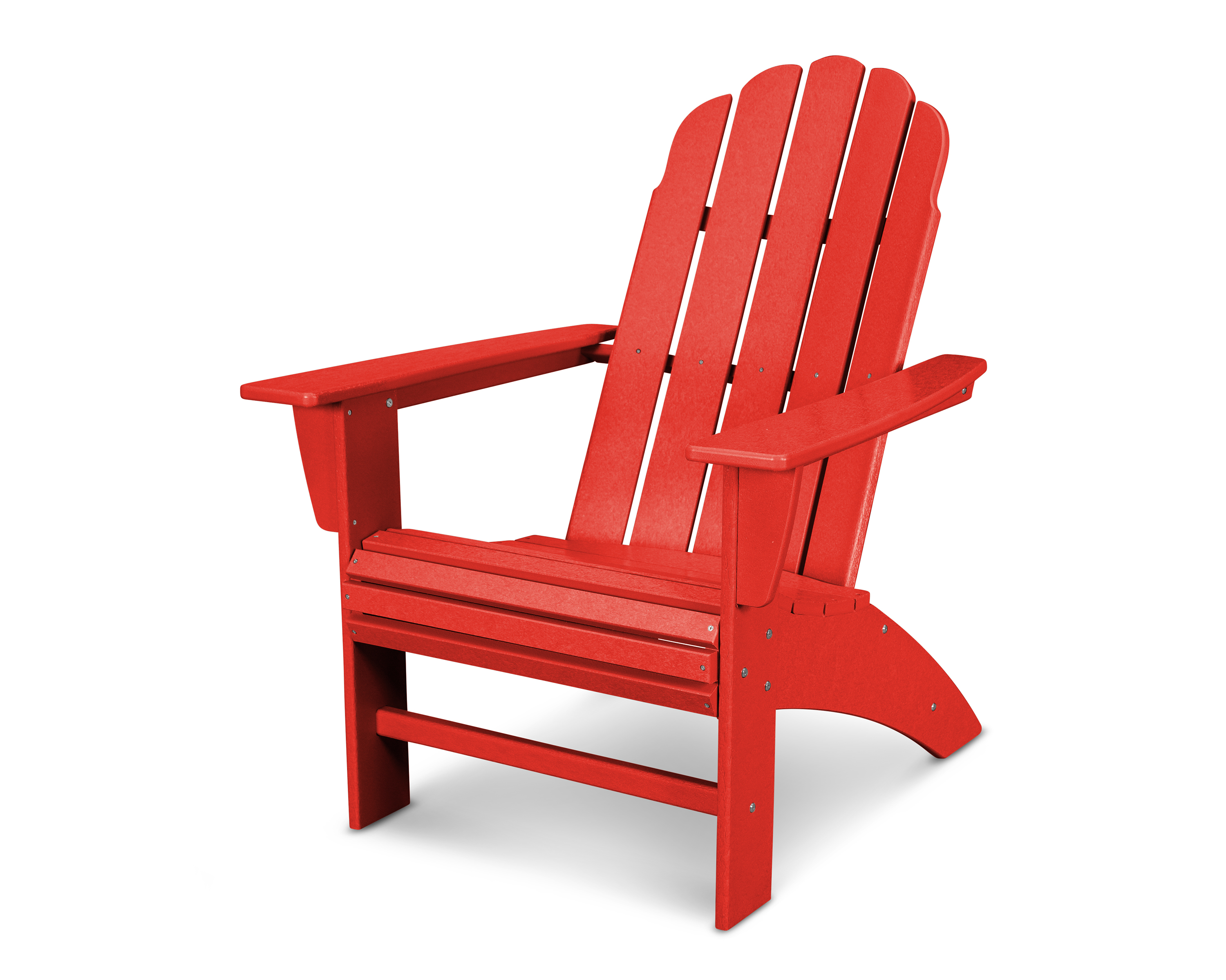 vineyard curveback adirondack chair in sunset red product image