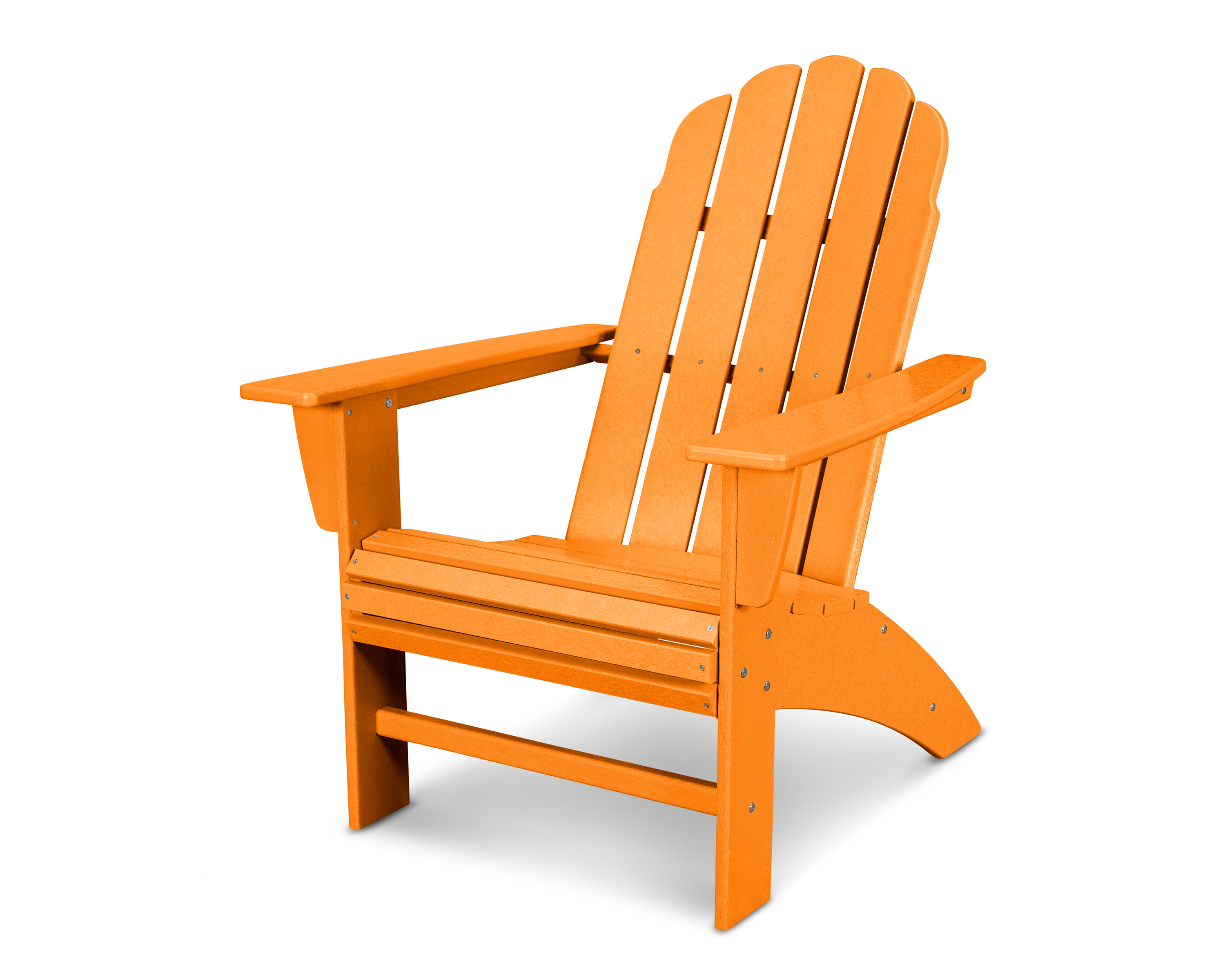 vineyard curveback adirondack chair in tangerine product image