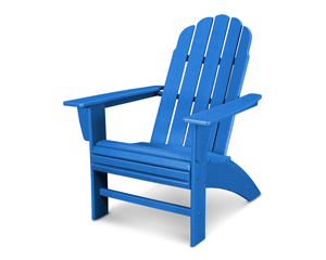 vineyard curveback adirondack chair in vintage pacific blue