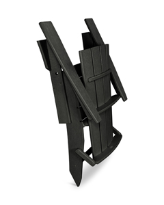 quattro folding adirondack in black thumbnail