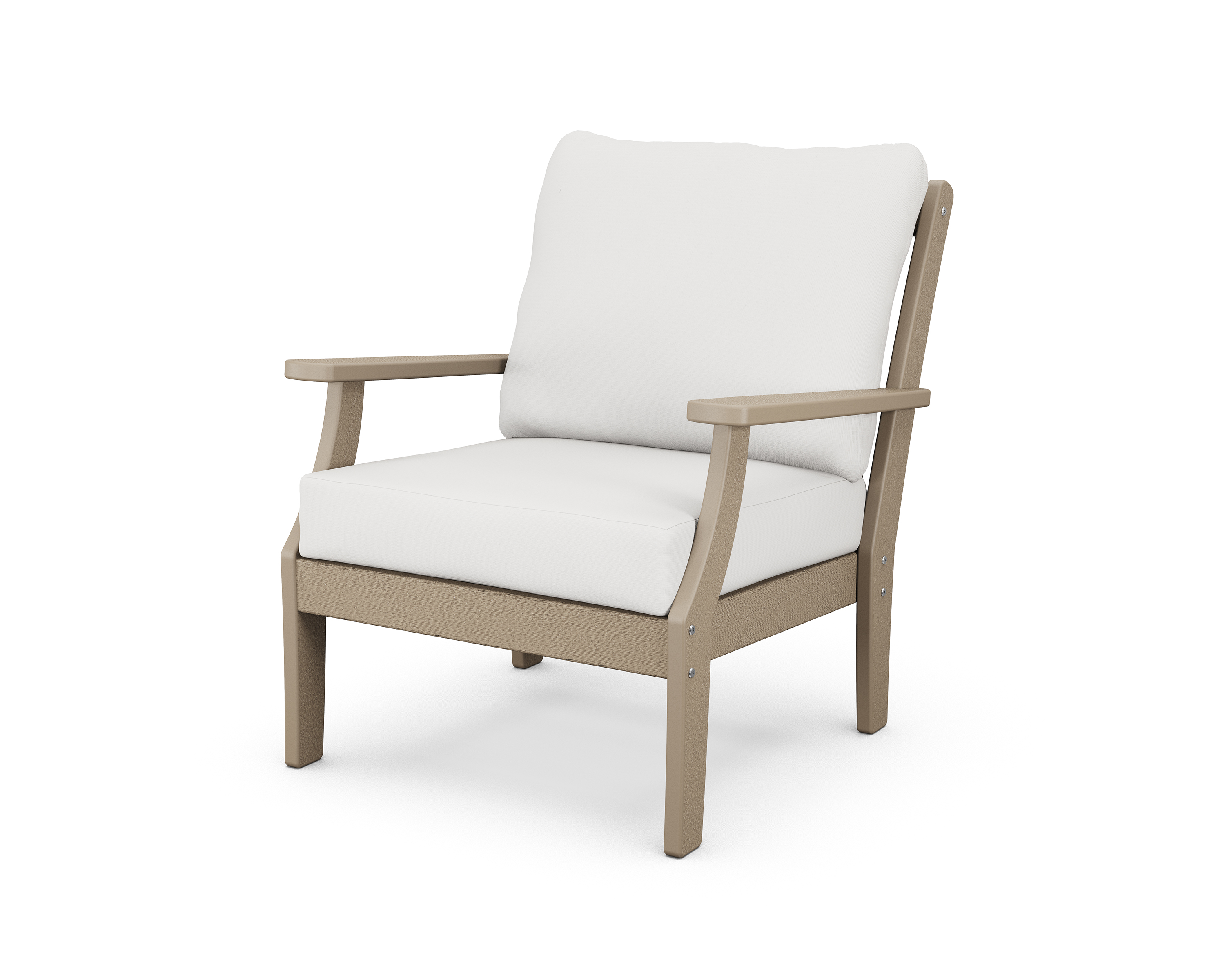 braxton deep seating chair in vintage sahara / textured linen product image